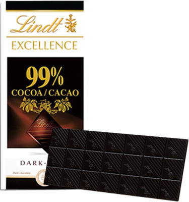 

Lindt 99% Cocoa Dark Chocolate Bars(100 g)