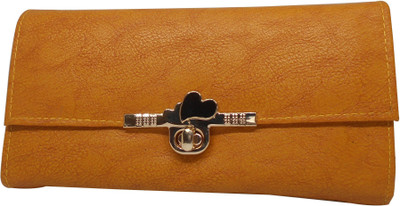 

Saugat Traders Casual, Party Yellow Clutch