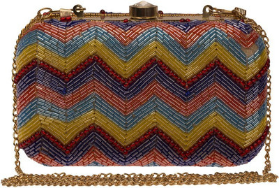 

The Indian Handicraft Store Party Multicolor Clutch