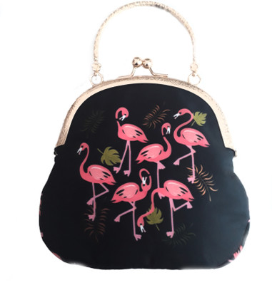 

WAQI Party Black Clutch