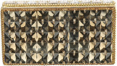 

The Indian Handicraft Store Party Silver Clutch