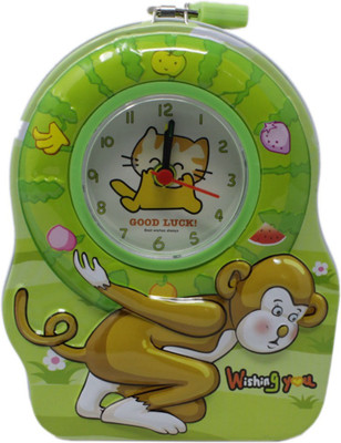 

Shoppernation Metal Piggy Bank With Clock For Kids Monkey - Pink - (1BOX185) - Money Kiddy Coin Bank Coin Bank(Multicolor)