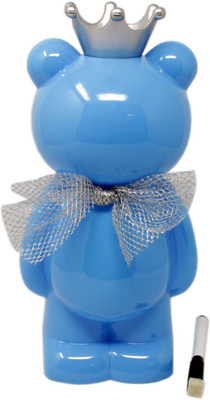

Shoppernation Piggy Bank For Kids Teddy Bear - Blue - (1BOX192) - Draw As You Wish Girls Coin Bank Coin Bank(Multicolor)
