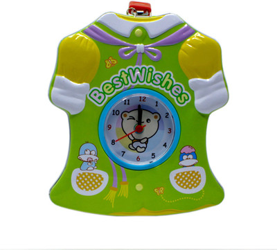 

Shoppernation Metal Piggy Bank With Clock For Kids Dress - Green - (1BOX150) - Money Kiddy Coin Bank Coin Bank(Multicolor)