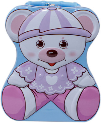 

Shoppernation Piggy Bank For Kids Teddy Bear - Blue - (1BOX168) - Girls Coin Bank Coin Bank(Multicolor)