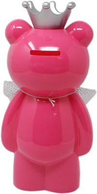 

Shoppernation Piggy Bank For Kids Teddy Bear - Pink - (1BOX191) - Draw As You Wish Girls Coin Bank Coin Bank(Multicolor)