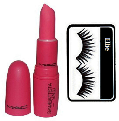 

ellie Eyelashes With Mac Giambattista Matte Lipstick(Set of 2)
