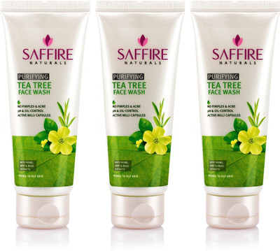

Saffire Tea Tree Purifying Face Wash Combo Pack (300 ml)(Set of 3)