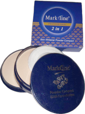 

Mark Line Party Girls 2 In 1 Powder Compact With Foundation Compact(Beige)