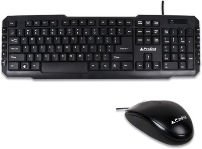 

ProDot TRC-107-273 USB Multimedia Keyboard & Mouse Combo Set