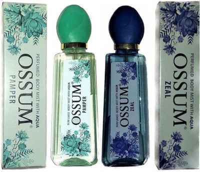 

OSSUM pamperl+zeal Body Mist - For Men & Women(230 ml, Pack of 2)