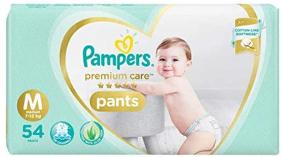 

Pampers Premium M 54 - M(54 Pieces)