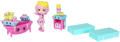 

IndusBay Happy Places Shopkins - Bathing Bunny Play Set(Pink)