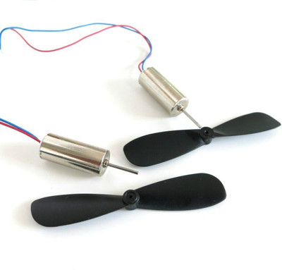

Robodo 2pcs x DC 3.7V 7mm x 20mm Magnetic Micro Coreless Motor + Propeller 48000RPM Electronic Components Electronic Hobby Kit