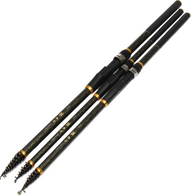 

BuyChoice Carbon Superhard Fishing Ocean Rock Fshing Rod-4.5m RSBGS16228 Black Fishing Rod(450 cm, 0.4 kg, Black)