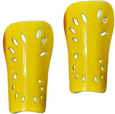 

SPORTSHOLIC New Design Football Soccer Ball Shin Guards Medium For Men Women Boys Girls Football Shin Guard(, Yellow