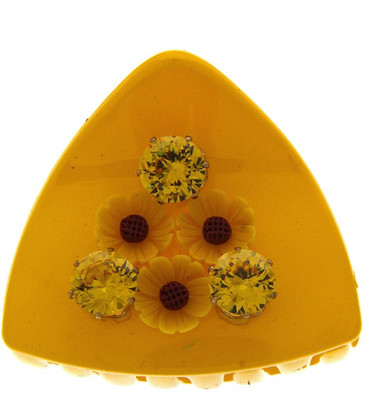 

Anuradha Art Jewellery Butterfly Clip Hair Claw(Yellow)