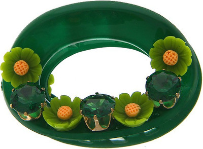 Anuradha Art Jewellery Butterfly Clip Hair Claw(Green)