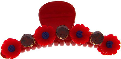 

Anuradha Art Jewellery Butterfly Clip Hair Claw(Red)