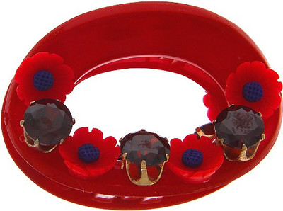 

Anuradha Art Jewellery Butterfly Clip Hair Claw(Red)