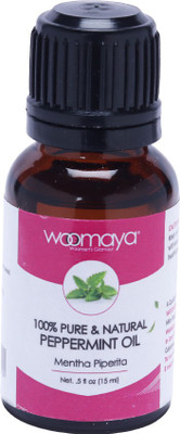 

Woomaya Peppermint Essential Oil Pure Natural & Virgion For Skin Care & Hair Treatment Hair Oil(15 ml)