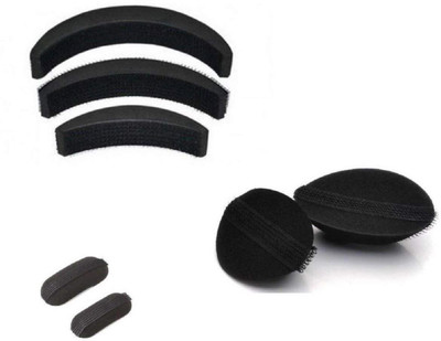 

JAMPAK Set of Hair Puff Maker Volumizer, Banana Bumpits and Tictic vol-07 medium Hair Volumizer etc(7 g)