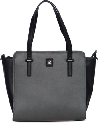 

United Colors of Benetton Hand-held Bag(Grey)