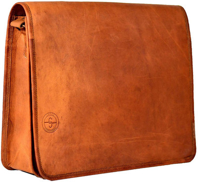

JAYSS HIDES Messenger Bag(Brown)