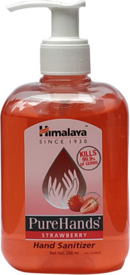 

Himalaya Pure Hand Sanitizer Strawberry fragrance 250 ml pack(250 ml, Pump Dispenser)