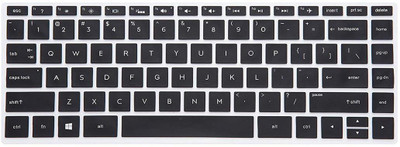 

Dorca Silicone Cover for HP 14q/ 14-BA/ 14-BF/ Pavilion X360 14-BA / 14-BW Laptop Keyboard Skin(Black)