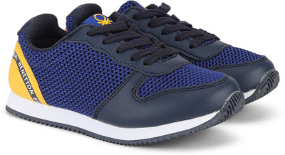 

United Colors of Benetton Boys & Girls Lace Sneakers(Blue, 902