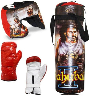 

SPORTSHOLIC Bahubali Toy Boxing kit Set With 2 Gloves and 1 Head guard For Kids Boys 3 To 6 Years Boxing Kit