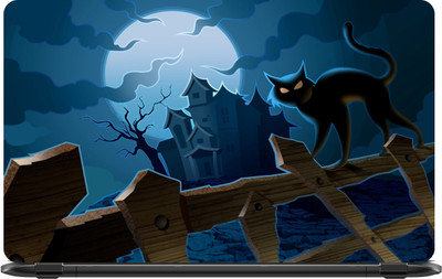 

Lapower Scary Cat Vinyl Laptop Decal 15.6
