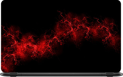 

Lapower Red & Black Spark Vinyl Laptop Decal 15.6