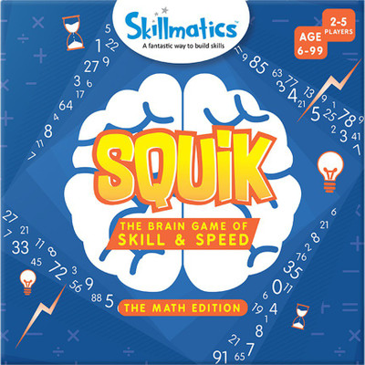 

Skillmatics SQUIK: The Brain Game of Skill & Speed – Math Edition (6-99 Years)(Multicolor)