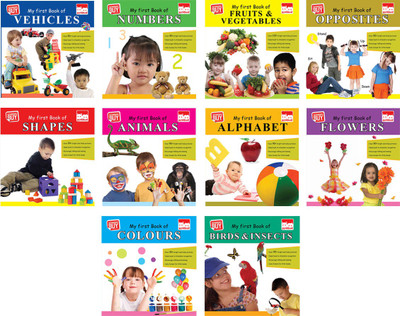 

Pinkbud Books for Kids to Learn (Pack of 10)(Multicolor)