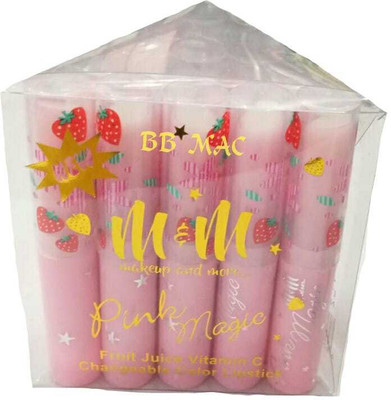 

BB MAC PINK MAGIC FRUIT VITAMIN C CHANGEABLE COLOR LIPSTICK.(FRUITY)