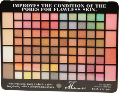 

firstzon™ 80 EYESHADOW, 4 BLUSHER, 4 POWDER CAKE LAPTOP MAKE UP KIT for perfect look