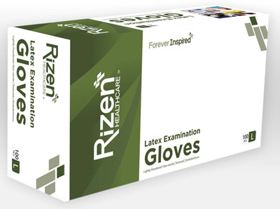 

Rizen Healthcare Latex Examination gloves Latex Examination Gloves(Pack of 100)