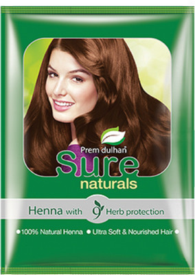 

Prem Dulhan 100% Sure Natural Henna based hair color mehndi powder 1kg Natural Mehendi(Pack of 1)