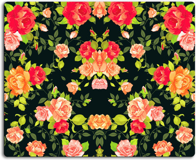 

Nasty Frog Floral pattern Mousepad| Designer Mousepad | Printed-34 Mousepad(Multicolor)