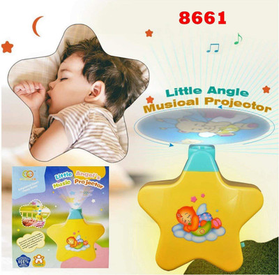 

GAANU Little Angels Baby Sleep Projector With Star Light Show And Music For New Born(Multicolor)