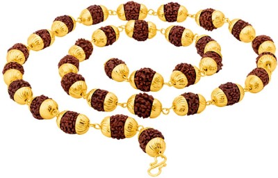 Fashion Frill Rudraksha Mala Fashion Chain For Men Gold-plated Plated Metal Chain