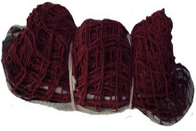 Netco Power Cotton Solid Quality 150 No Badminton Net(Maroon)