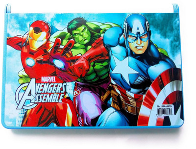 

Mukesh Art & Stationery Avengers Avenger Super Heroes Art Plastic Pencil Box(Set of 1, Blue)