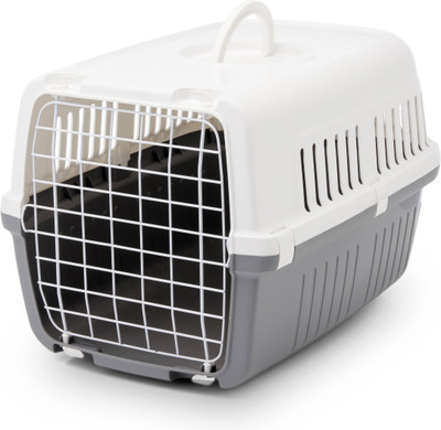 

Savic Zephos 2 Closed, 22x15x13 inch Grey Basket Pet Carrier(Suitable For Dog)
