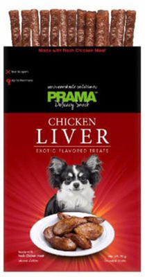 

all4pets Prama Chicken Liver Dog Treats, 70gm Chicken Dog Chew(70 g, Pack of 1)