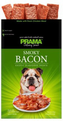 

all4pets Prama Smoky Bacon Dog Treats, 70gm Bacon Dog Chew(70 g, Pack of 1)