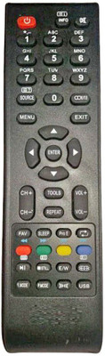 

Upix LED/LCD Remote Compatible Remote Controller(Black)
