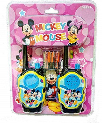 

toyuniverse Disnepland theme Walkie Talkie Phone Toy For Little Spy Kids
